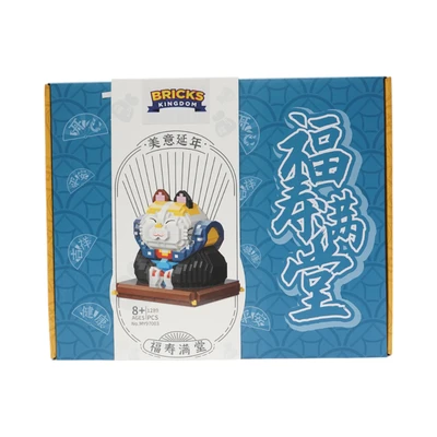 Gambar Bricks Kingdom Set 1289 Pcs Lucky Cat
