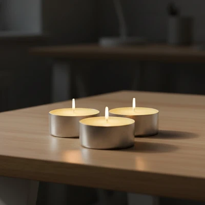 Gambar Breathe Lilin Tealight 6 Hours Set 100 pcs - Kuning