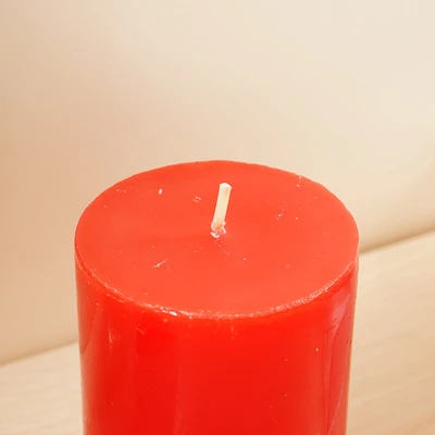 Gambar Breathe Lilin Pilar 55 Hours - Merah