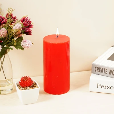 Gambar Breathe Lilin Pilar 75 Hours - Merah