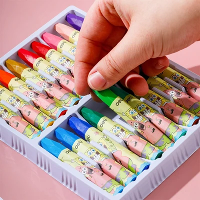 Gambar Deli Set 12 Pcs Oil Pastel Spongebob Squarepants - Mix