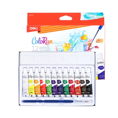 Gambar Deli 5 Ml Set 12 Pcs Cat Air Ec1812