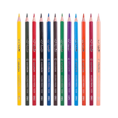 Gambar Deli Pensil 12 Warna Colorun - Mix