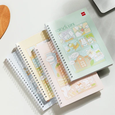 Gambar Deli Notebook Spiral School Life Ela560 Random