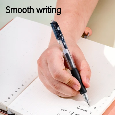 Gambar Deli Pulpen Gel Hitam 0.5 Mm Eg08bk