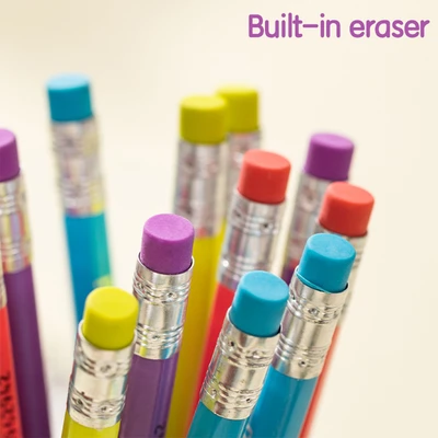 Gambar Deli Set 12 Pcs Pensil 2b Graphite Hexagon Eu51000 Random