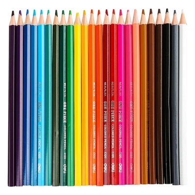 Gambar Deli Pensil 24 Warna One Piece - Mix