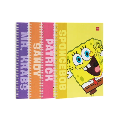 Gambar Deli Notebook Spiral Spongebob B5 Elb560 Random