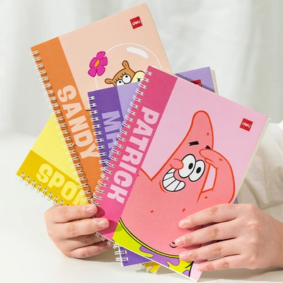 Gambar Deli Notebook Spiral Spongebob B5 Elb560 Random