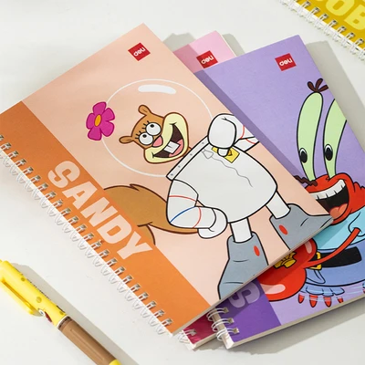 Gambar Deli Notebook Spiral Spongebob B5 Elb560 Random