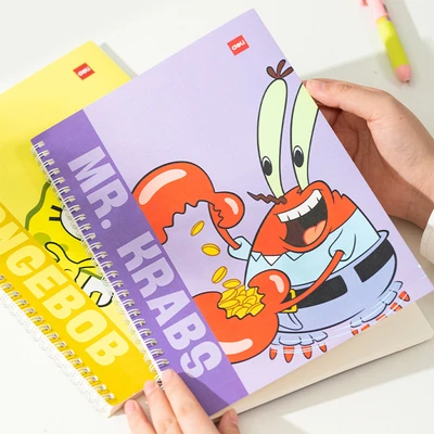 Gambar Deli Notebook Spiral Spongebob B5 Elb560 Random
