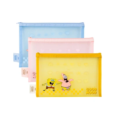 Gambar Deli Pouch Zipper A5 Spongebob Eh983 Random