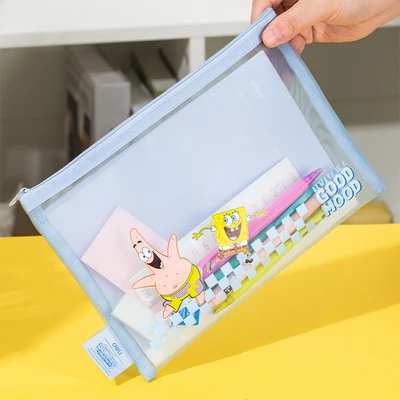 Gambar Deli Pouch Zipper A5 Spongebob Eh983 Random