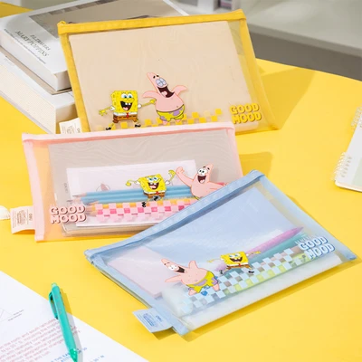 Gambar Deli Pouch Zipper A4 Spongebob Eh982 Random