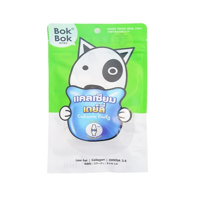 Gambar Bok Bok Camilan Anjing All Life Stages Calcium Daily 70 gr