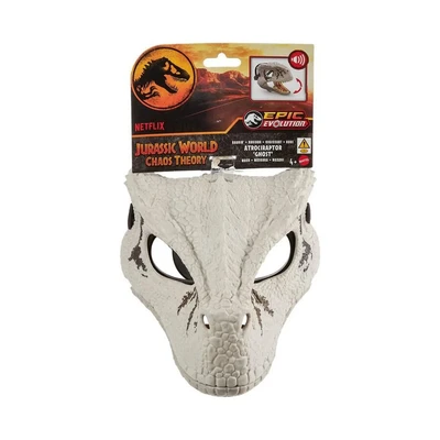 Gambar Jurassic World Roarin Atrociraptor Dino Mask - Putih