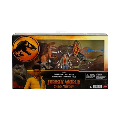 Gambar Jurassic World Set Figure Chaos Theory Ben Escape - Mix