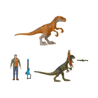 Gambar Jurassic World Set Figure Chaos Theory Ben Escape - Mix