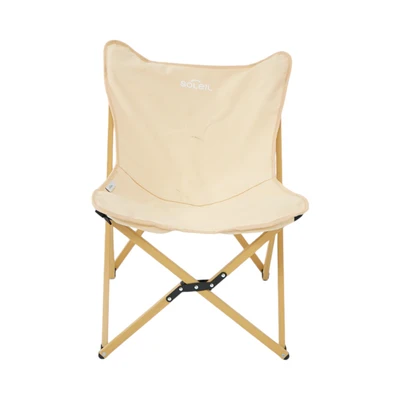 Gambar Soleil Massive Kursi Lipat Fabric Aluminium - Krem Beige