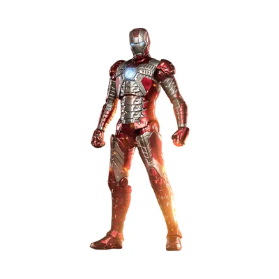 Gambar Top Gear Zd 7 inci Infinite Action Figure X Iron Man Mark 5