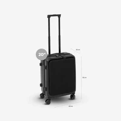 Gambar Luggo Business Koper PC TSA Lock Carry On 20 Inch - Hitam