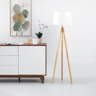 Gambar Informa Flyn Lampu Lantai - Cokelat Wood