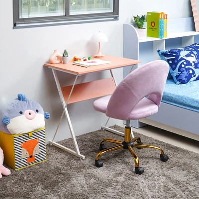 Gambar Informa Taro Meja Belajar Anak - Pink Solid