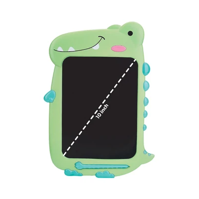 Gambar Kiddy Star 10 Inci Lcd Drawing Board Dinosaur - Hijau