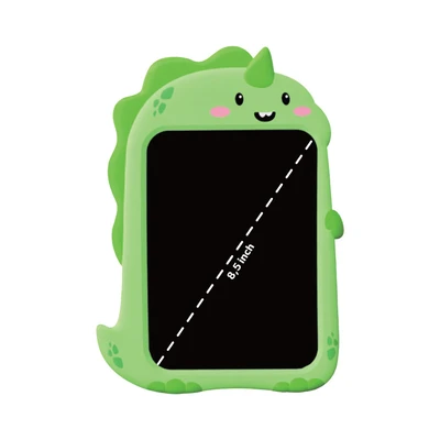 Gambar Kiddy Star 8.5 Inci Lcd Drawing Board Dinosaur - Hijau