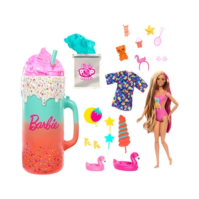 Gambar Barbie Set Boneka Pop Up Reveal Rise & Surprise Hrk57