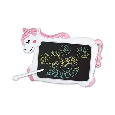 Gambar Kiddy Star 10 Inci Lcd Drawing Board Unicorn - Putih/pink