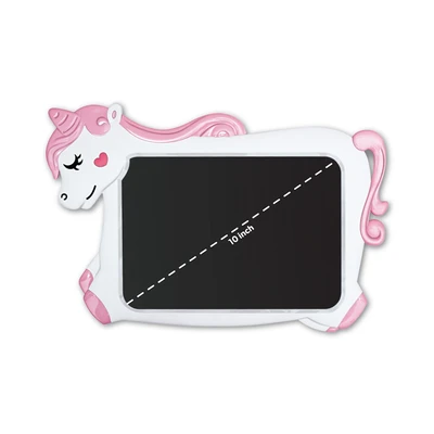 Gambar Kiddy Star 10 Inci Lcd Drawing Board Unicorn - Putih/pink