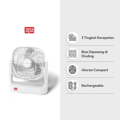 Gambar APA Kipas Angin Meja 2-in-1 6 Watt - Putih
