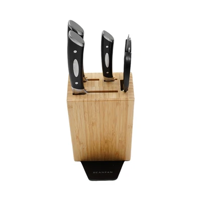 Gambar Scanpan Pisau Classic Orient Dengan Blok Penyimpanan Set 5 pcs