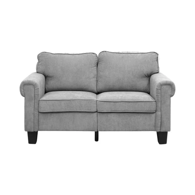 Gambar Informa Neo Langley Set Sofa Fabric 2 & 3 Seater - Abu-Abu