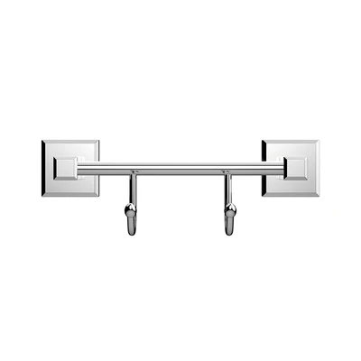 Gambar Acroz Gantungan Dinding Kamar Mandi 2 Kait Classic 8601-2 - Silver