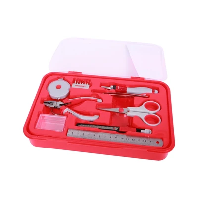 Gambar Maxbuilt Perkakas Rumah Tangga Mini Set 14 pcs - Merah