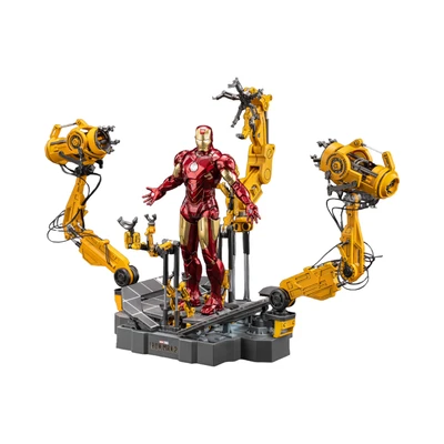 Gambar Top Gear Zd 7 Inci Infinite Action Figure X Iron Man Mark 4 Suit Up Gantry