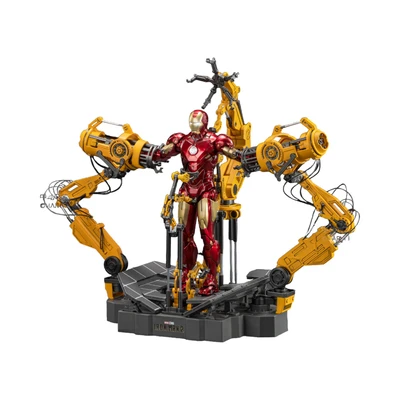 Gambar Top Gear Zd 7 Inci Infinite Action Figure X Iron Man Mark 4 Suit Up Gantry