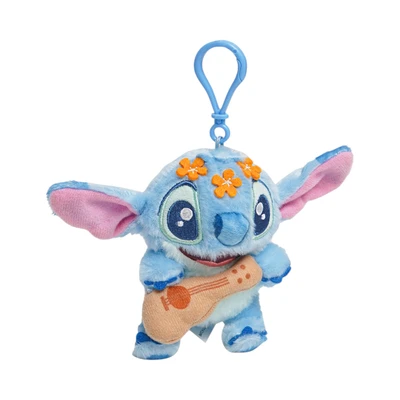 Gambar Disney 10 Cm Gantungan Kunci Stitch Cruise Guitar
