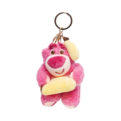 Gambar Disney 10 Cm Gantungan Kunci Lotso Blessing Fruit Banana