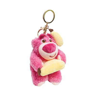 Gambar Disney 10 Cm Gantungan Kunci Lotso Blessing Fruit Banana