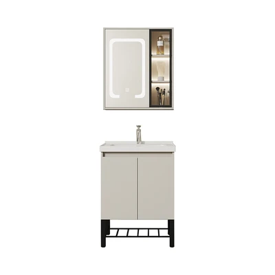 Gambar Fosa Terra Set Kabinet Kamar Mandi PVC - Putih/Krem