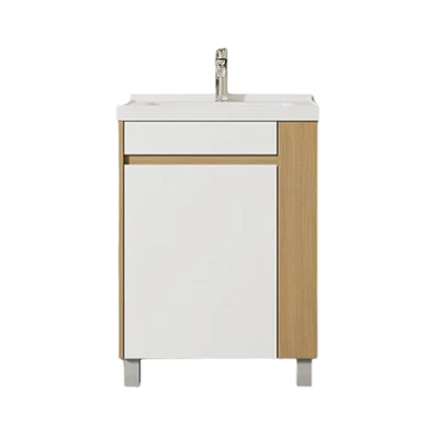 Gambar Fosa Sora Set Kabinet Kamar Mandi PVC - Putih/Cokelat