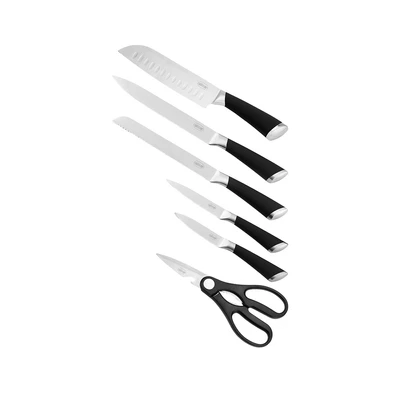Gambar Culinart Set 7 pcs Gladius Forged Pisau & Gunting Dengan Blok Penyimpanan
