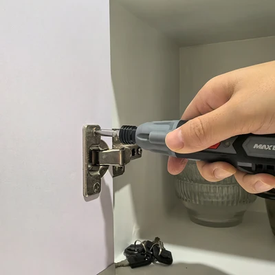 Gambar Maxbuilt Obeng Cordless 3.7V Set 4 pcs - Hitam