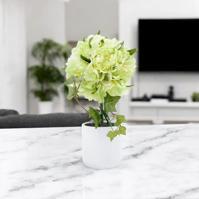 Gambar Forhom Bunga Artifisial Peony Bush Dengan Pot 20x20x32 cm Random