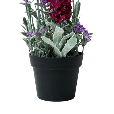 Gambar Informa Bunga Artifial Lavender Dengan Pot 12x12x27 cm - Merah/Ungu