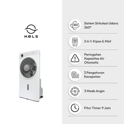 Gambar Kels Evaporative Air Cooler 2.5 Liter - Putih