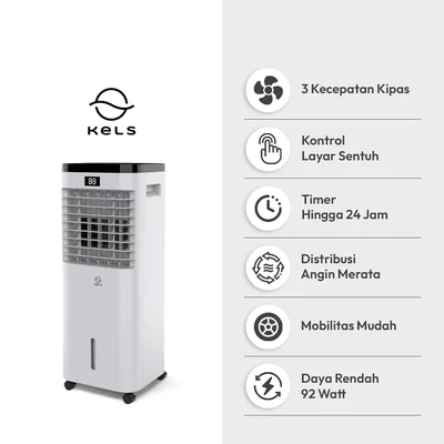 Gambar Kels Garvy Air Cooler 8 Liter - Abu-Abu